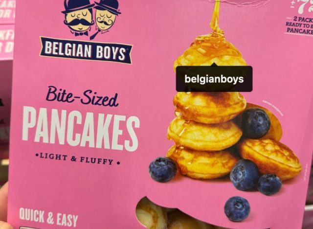 belgian boys bite sized pancakes