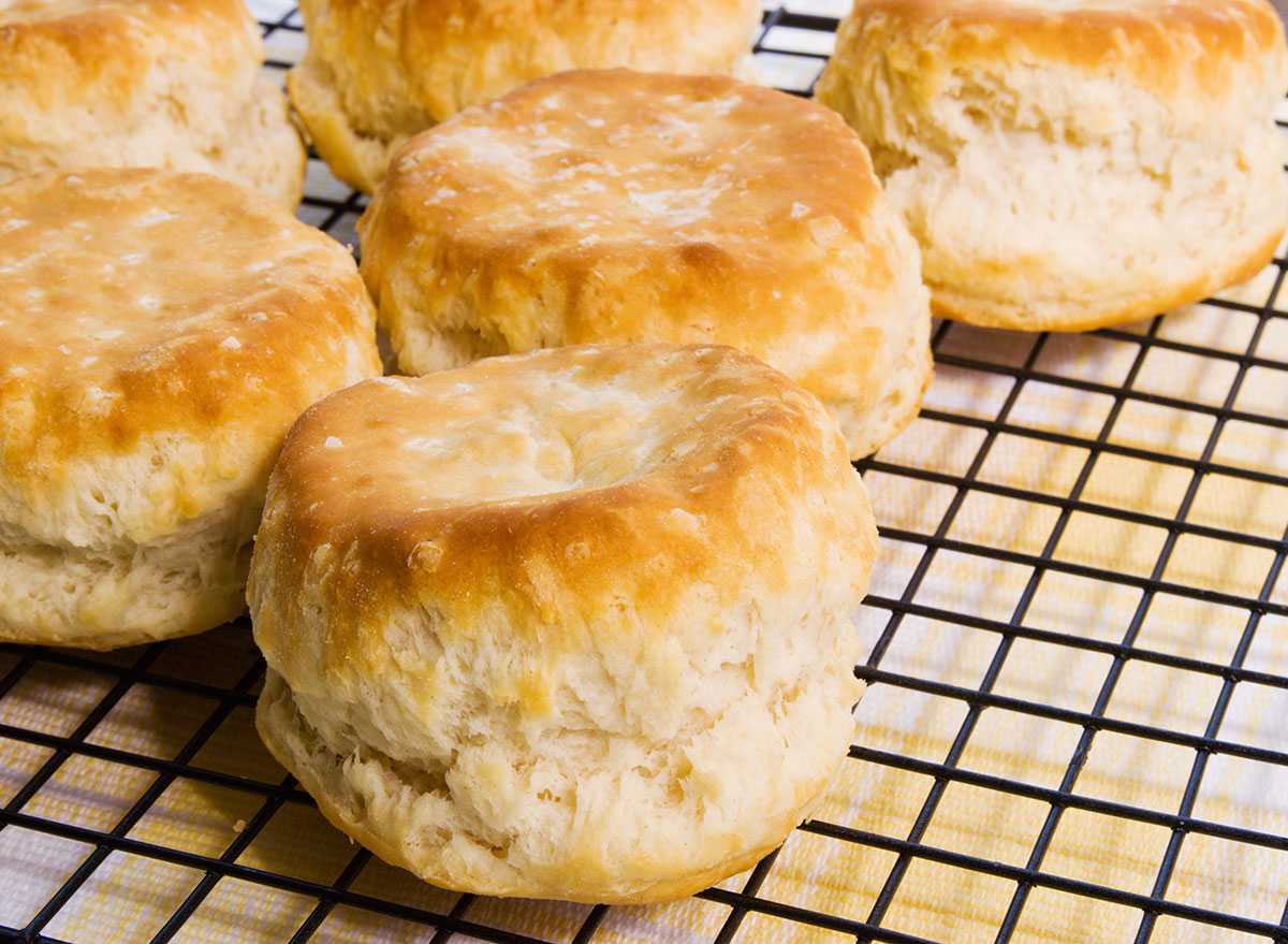 buttermilk biscuits on cooling rack