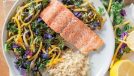 dietitian meals, sheet pan salmon