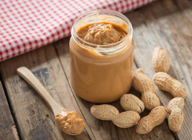 peanut butter and peanuts